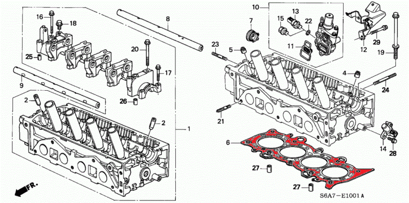 Capteur D'arbre à Cames Pour Honda FR-V Stream Civic VII 1.4L 1.6L 1.7L 2001-2009 - N° OE 37840RJH006 - 8